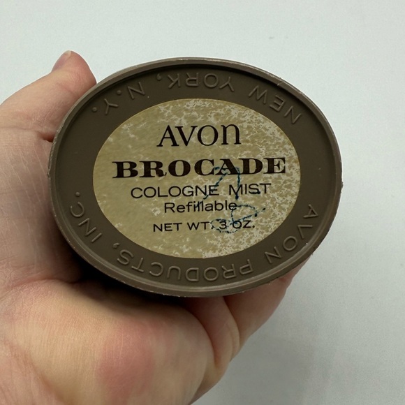 Vintage Avon Brocade Spray Mist Cologne Mist 3 oz Full NOS 1967 - Picture 4 of 5